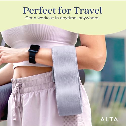 ALTA Booty Bands for Women, Non-Slip Fabric Resistance Bands for Working - color: Dawn