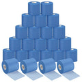 Nuanchu 24 Rolls Prewrap Athletic Tape, 2.75 in x 30 yd, Blue - color: Blue