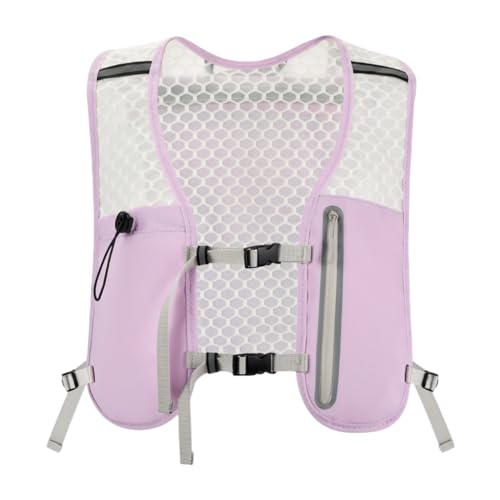 Running Vest for Women Men Hydration Backpack with 500ml Soft Flask Lightweight Water Pack - color: Lilac Vest Only