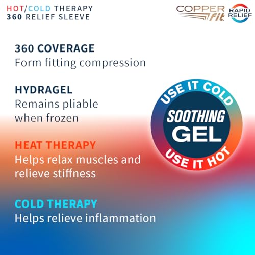 Copper Fit 360 Freeze Compression Sleeve (XX-Large) - size: XX-Large