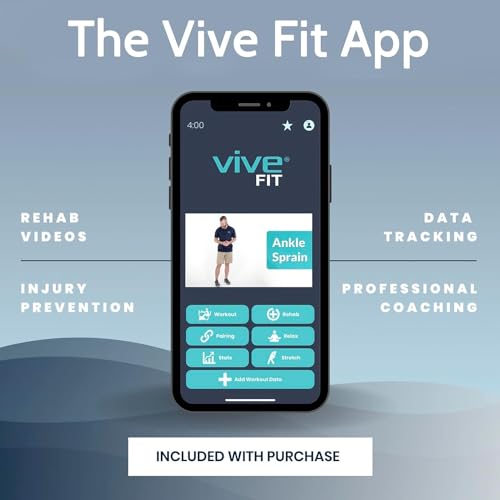 Vive Ankle Ice Pack Wrap - Foot Cold/Hot Compression Brace - Adjustable
