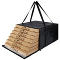 Insulated Pizza Delivery Bag for Carry Hot, 20" x20"x14", Black, 1Pk - color: Black, size: 20 x 20 x 14 inches