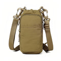 Bokelai Water Bottle Holder Bag with Strap Lightweight Crossbody Carrier Sling Bag for Hiking Camping Travelling Water Bottle Sleeve Gym Accessories - color: Army Khaki