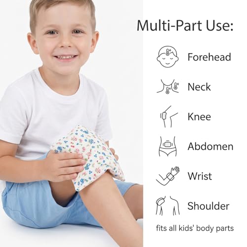 Kids Ice Pack, Ice Cooling Mat, Cold Therapy Gel Pack for Pain Relief, Muscle Soreness, Swelling, Compression After Surgery, Suitable for Shoulder Arm, Back, Hip, Knee, Shin, Foot, Physical Therapy