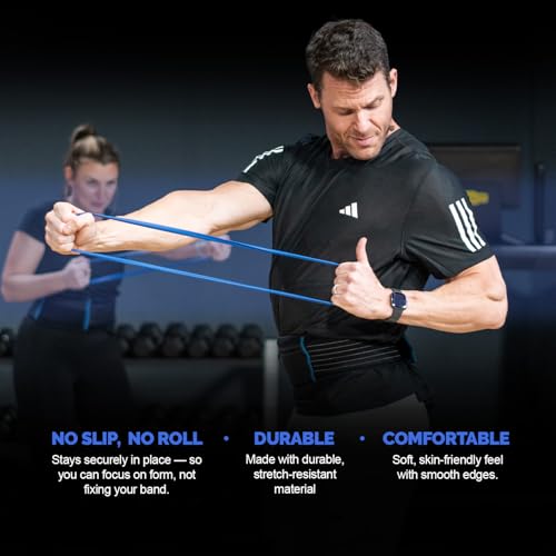 Joey Thurman Workout Bundle | Complete Home Gym Equipment Set | 7-Ring Resistance Bands, Mini Loop Bands and Ab Mat | Full Body Fitness Training System for Core, Glutes, Arms and Legs