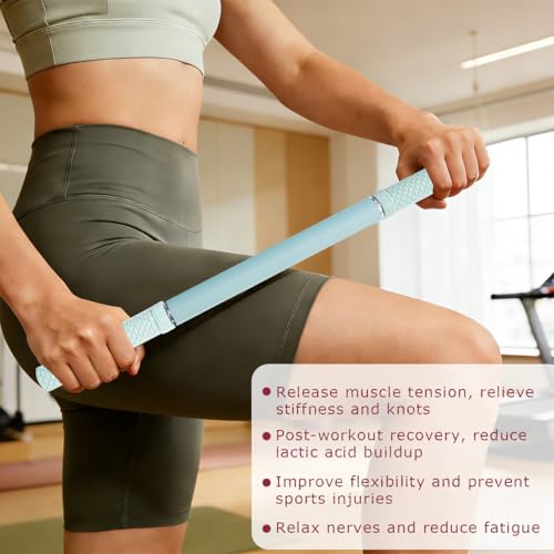Muscle Roller Stick - Relieve Soreness & Improve Recovery - color: Babyblue