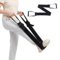 Leg Lifter Strap with Dual Handles, Adjustable Thick Elastic Leg Lifter for Knee Recovery, Post Knee Surgery Must Haves, Knee Exercise Equipment, Hip Kit Aids for Knee Replacement Recovery, Portable Leg Stretching Strap for Home Fitness & Mobility Trainin