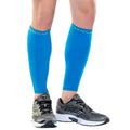 Zensah Running Leg Compression Sleeves - Shin Splint, Calf Compression Sleeve Men and Women - color: Blue