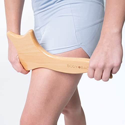Body Back Wooden Gua Sha Massage Tool for Deep Tissue Muscle Relief Therapy - size: Gua Sha