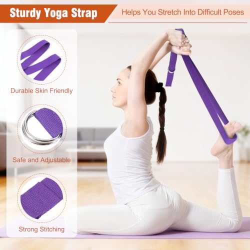 Pilates Kit Equipment, Pilates Ring and Ball for Women Home Workout - color: Purple