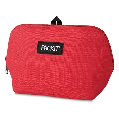 PackIt Freezable Snack Bag, Poppy - color: Poppy
