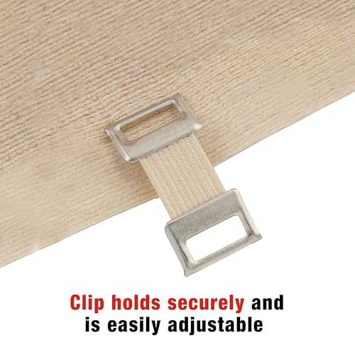ACE-207315 6" Elastic Bandage with Clips, Beige-6 Inch (Pack of 3) - size: 6" (Pack of 3)