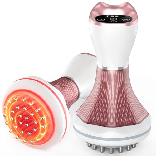 Lymphatic Drainage Massager, Anti-Cellulite Massage Tool, Pink