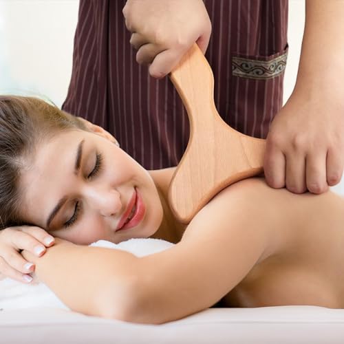 6 in 1 Wooden Massage Tool Set for Body Sculpting and Muscle Relief