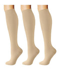 Breslatte Compression Socks for Women Men 15-20 mmHg - color: 3s4 3nude, size: Small-Medium