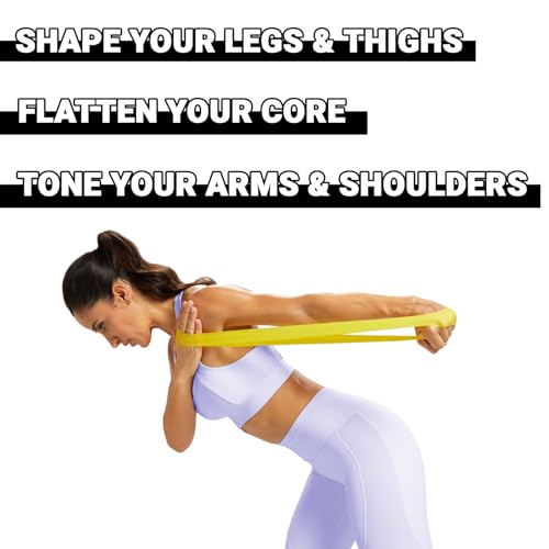 Beachbody Resistance Bands for Booty and Thigh Workouts, Unisex Strength Workout Exercise Loops for Women & Men, Light, Medium & Heavy Resistance Levels, 12 Inch, 3 Pack - size: 12 Inch