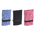 uxcell Wrist Pouch Wrist Wallet Sports Wristband Wallet with Zipper Pocket for Running Jogging Cycling Yoga - color: Blue/Black/Red