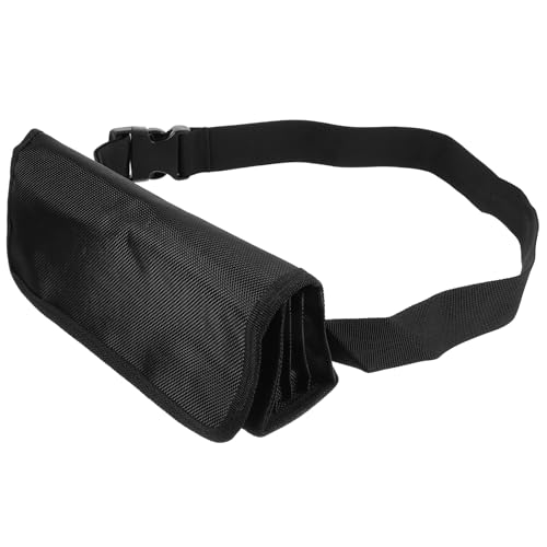Toddmomy Ladies Fanny Pack Cashier Bag Woman Waist Bag Cashier Pouch Small Change Miss Black Ticket Cashier