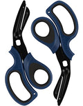 MEUUT Medical Scissors 2-Pack Trauma Shears for Nurses All Purpose Scissors - color: Navy/Black+navy/Black