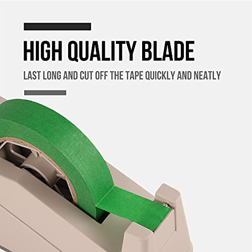 Lichamp Desk Tape Dispenser 3in Core for Masking/Painters Tapes Gray