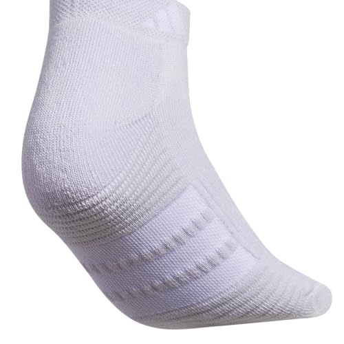 adidas Women's Cushioned Socks 3 Pairs - color: Frozen Purple/Clear Onix Grey/Solar Purple/4.0/Low Cut, size: Medium, style: Low Cut