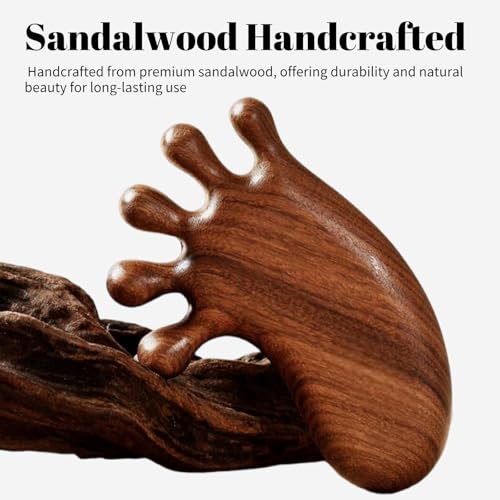Sandalwood Foot Reflexology Tool Wooden Acupressure Massager