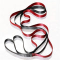 Acozycoo Stretching Strap with Loops for Leg Calf Back Physical Therapy - color: Red