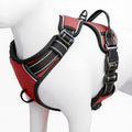 No Pull Dog Harness, No-Choke Soft Padded Reflective Dog Vest Harness with Front Clip & Top Handle, 2 Quick-Release Buckles, Adjustable for Small Medium Large Dogs - color: Antique Rose, size: X-Small