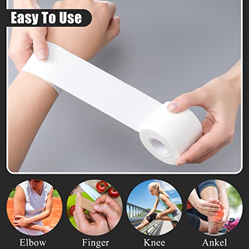 130 Yard 2 Inch White Athletic Sports Cotton Tape Pre Wrap Easy Tear - color: White, size: 2 Inch