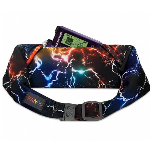 BANDI KIDS Pocket belt for Medical, Sports, Play Comfortable fit Adjustable waist pack, Made In USA - color: Cosmic