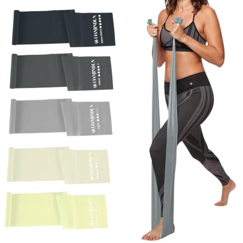 Resistance Bands for Working Out, Physical Therapy, Exercise, Pilates, Yoga - color: Classic Collection