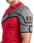 Sparthos Rotator Cuff Shoulder Brace for Women & Men - Support - Gray-UNI - color: Gray/Black, style: Universal