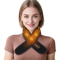 Cordless Red Light Neck Heating Pad for Pain ，3 Heat & Vibration Modes