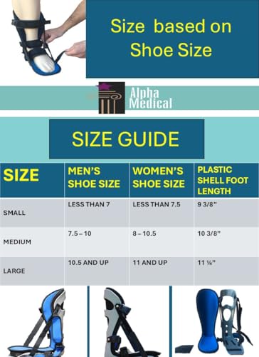 Plantar Fasciitis Adjustable Night Splint. Sleeping boot for foot stretching. P.F. Night Splint with wedge for dorsiflexion. Achilles tendonitis, Heel and Bone Spur, Tendon and Calf Stretching, Arch Pain Treatment. Fits Left & Right Foot. L4398 (Small) -