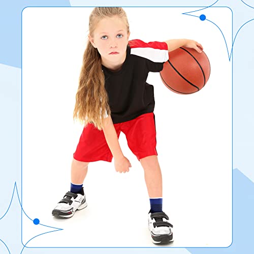 Haysandy 4 Pcs Kids Ankle Brace Support, Black, Dark Blue, 10-15 Years - color: Black, Dark Blue, size: 10-15 Years