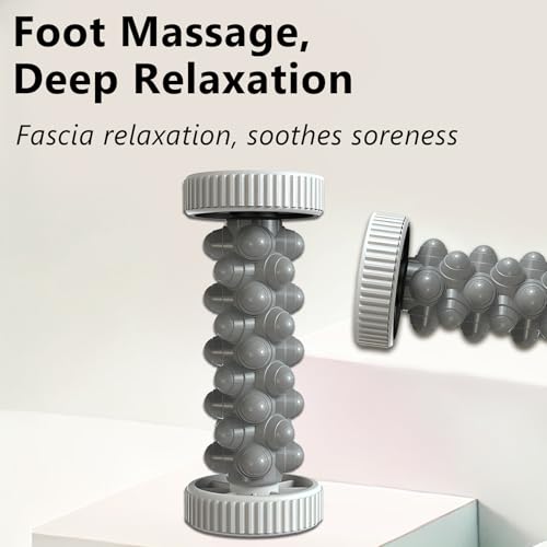 Manual Foot Roller Massager for Plantar Fasciitis, Deep Tissue Massage for Circulation and Pain Relief, Reflexology Tool for Arch and Heel Recovery