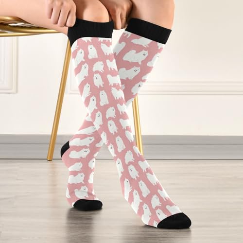 Wusikd Pirate Skulls Compression Socks for Women and Men Circulation Cute Long Socks for Athletic Running 1 - color: Multi 2