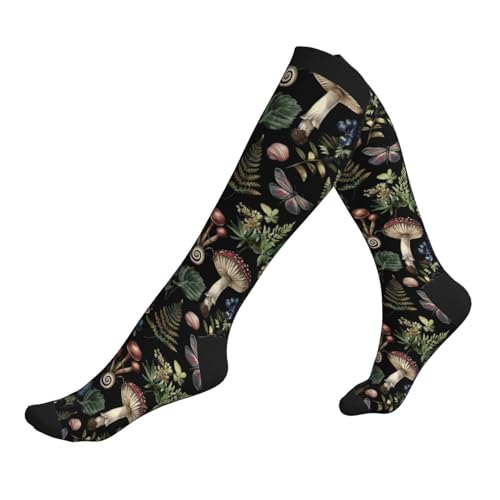 Compression Socks Circulation 15-20 Mmhg Knee High - color: Wild Mushroom