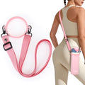 Accmor Water Bottle Strap Compatible with Owala Freesip Sway 30 oz 40 oz and Owala Freesip 24 oz 32 oz 40 oz, Adjustable Portable Water Bottle Handle Strap for Owala - color: pink