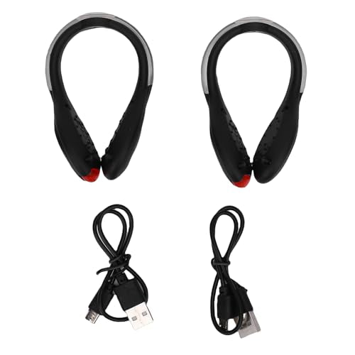 LED Shoes Clip Lights, USB Charging Clip On Shoe Lights, Safety Night Running Gear for Walking Jogging Biking Cycling Biking Accessories - color: Red