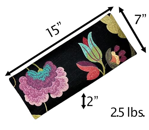 Heat Pack - Microwavable Heating Pads - Microwave Heating Pad for Pain Relief & Comfort - Suitable for The Neck, Back, Shoulders, Hips, Stomach Cramps & More - Neck Heat Wrap - Gift - size: WIDE, style: Organic Floral