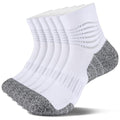 IRAMY Ankle Compression Socks for Men Plantar Fasciitis Relief 3/5 Pairs - color: X‑white(3 Pairs), size: Small