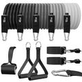 WHATAFIT Resistance Bands with Handles, 150 lb Exercise Bands Set - color: Gray