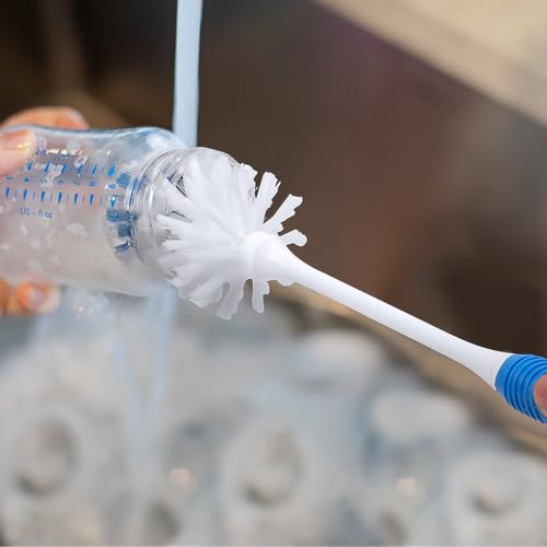 Bottle Brush with Long Handle for Baby Bottle, Cup, Glass Cleaning, 3 Pack - color: 3 Pack