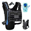 Running Hydration Vest with 2L Water Bladder， Lightweight Adjustable Hydration EDC Chest Pack for Men and Women, Water Backpack for Hiking, Cycling - color: Camo