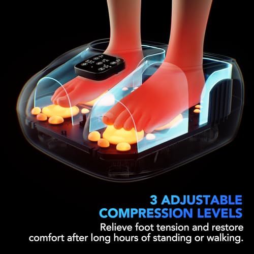 SKG YS100 Foot Massager with Heat for Plantar Fasciitis Pain Relief