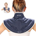 Neck Shoulder Ice Pack, Hot or Cold Therapy Compression Wrap for Neck, Reusable Flexible Gel Ice Pack Wrap for Injuries, Large Upper Back Cold Pack Wrap for Swelling, Bruises, Sprain, Surgery