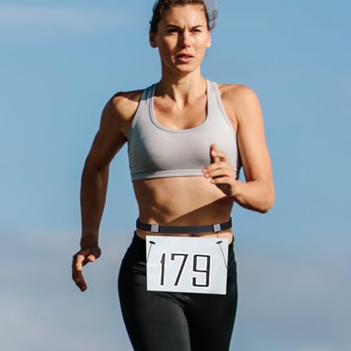 Running Belt for Men with 6 Gel Loops Breathable Band