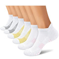 cuangya Ankle Socks Women Athletic Running Cushion Low Hiking Sock 5-6 Pair - color: 6 Pairs Mutil-color, size: 8-10