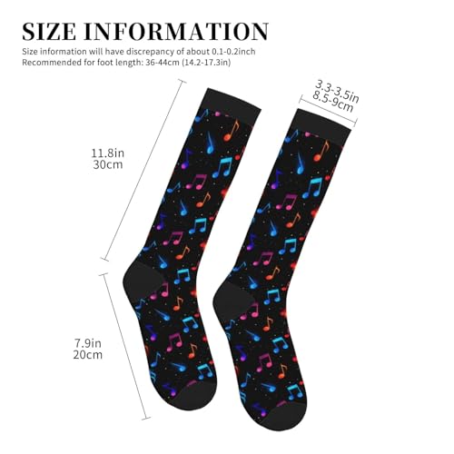 Graduated Compression Socks Knee High For Women Men Athletic - color: 16